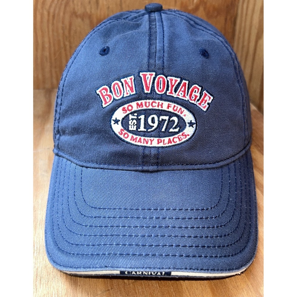 Carnival Cruise Bon Voyage So Much Fun So Many Places Baseball‎ Cap Dad Hat